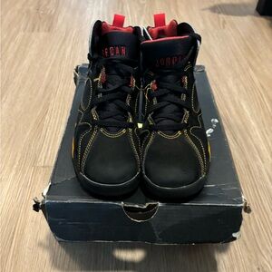 Jordan Black and Red Sneakers